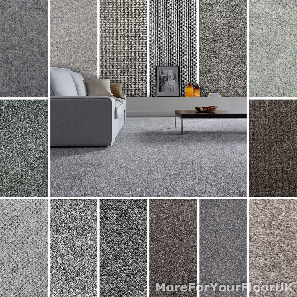 Grey Carpet, Cheap Grey Carpets, Twist & Saxony Pile Grey Carpets